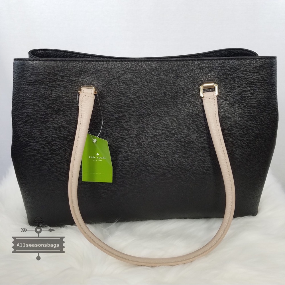 🔽 Kate spade Maryanne Henderson black handbag bow - Picture 4 of 8